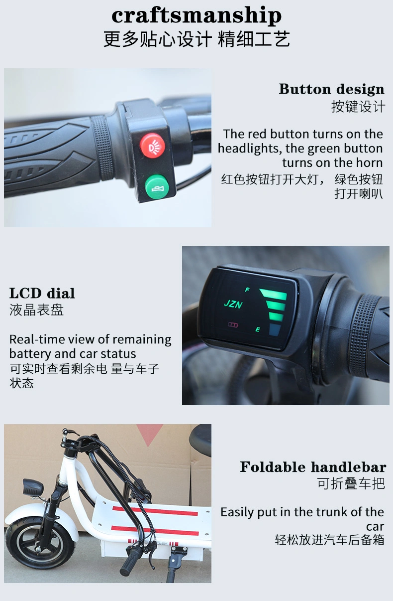 Foldable Electric Bicycle Scooter Town Bike Electric Bike Cycle