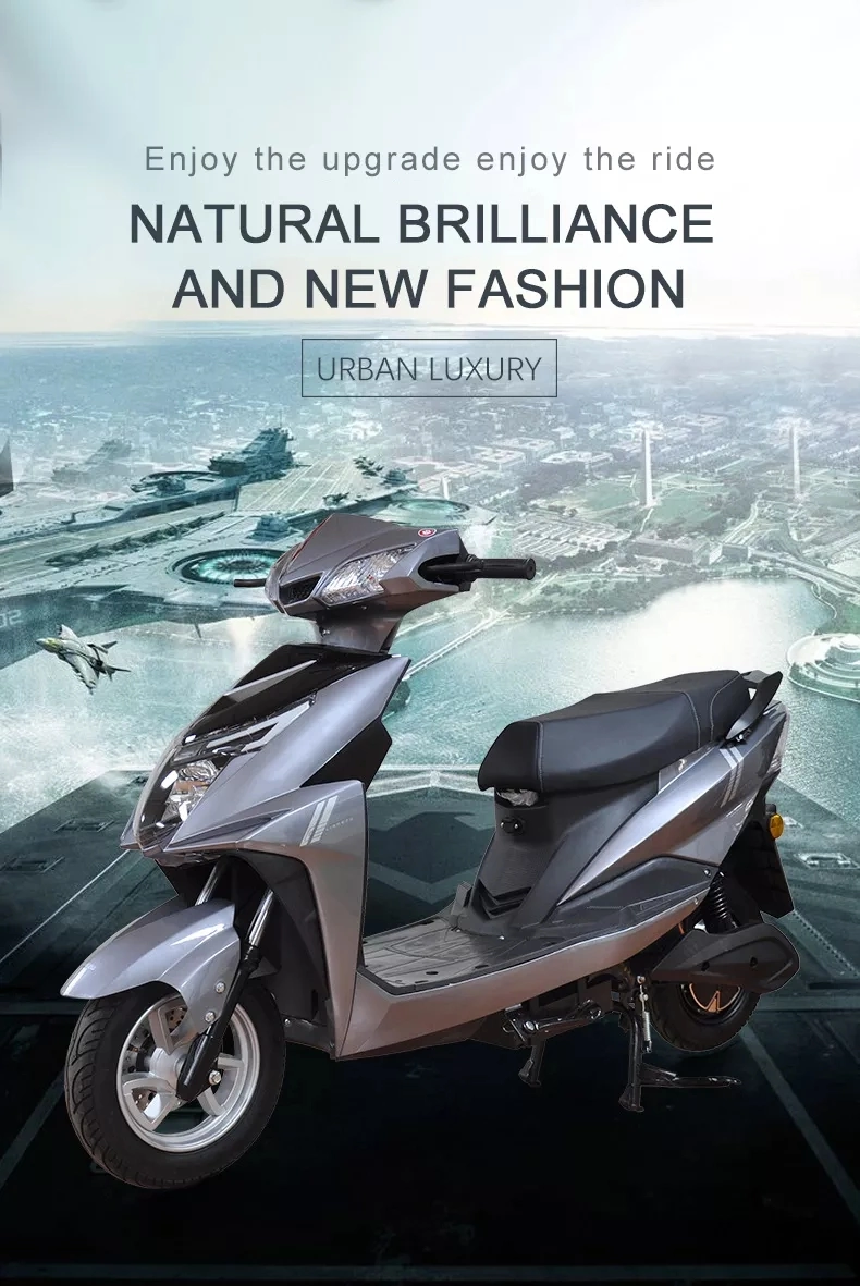 The Most Fashionable 2 Wheel Electric Scooter Adult Electric Motorcycle Top Quality Scooter Motorcycle