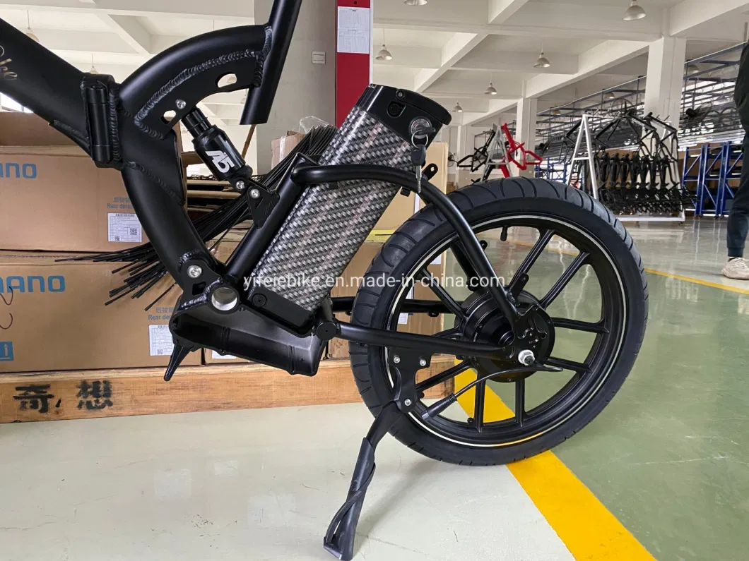 Lightest Mini Bike Foldable Folding Electric Hidden Battery Powerful Electric Bicycle Ebike