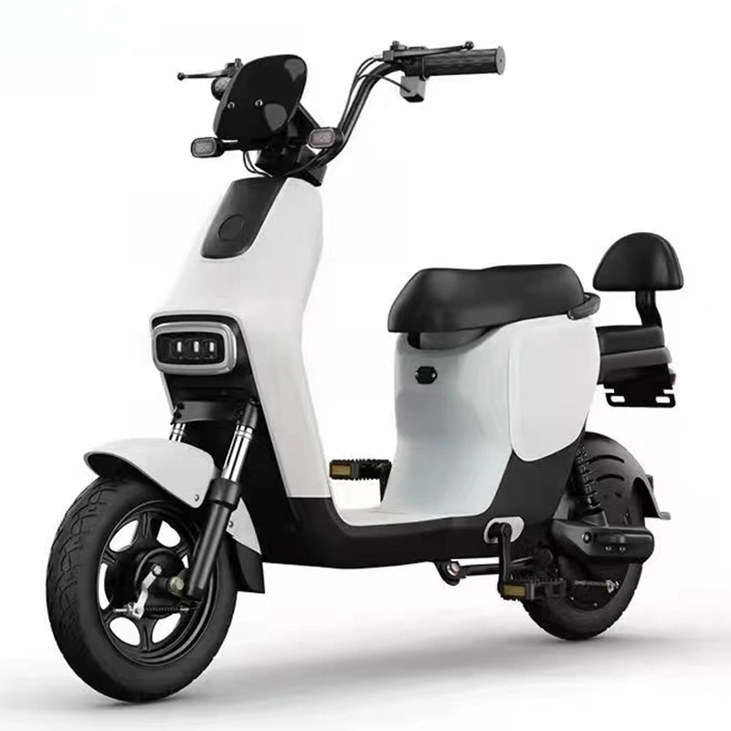 2 Wheel Electric Bike Scooter/Electric Moped with Pedals Motorcycle Electric Scooter