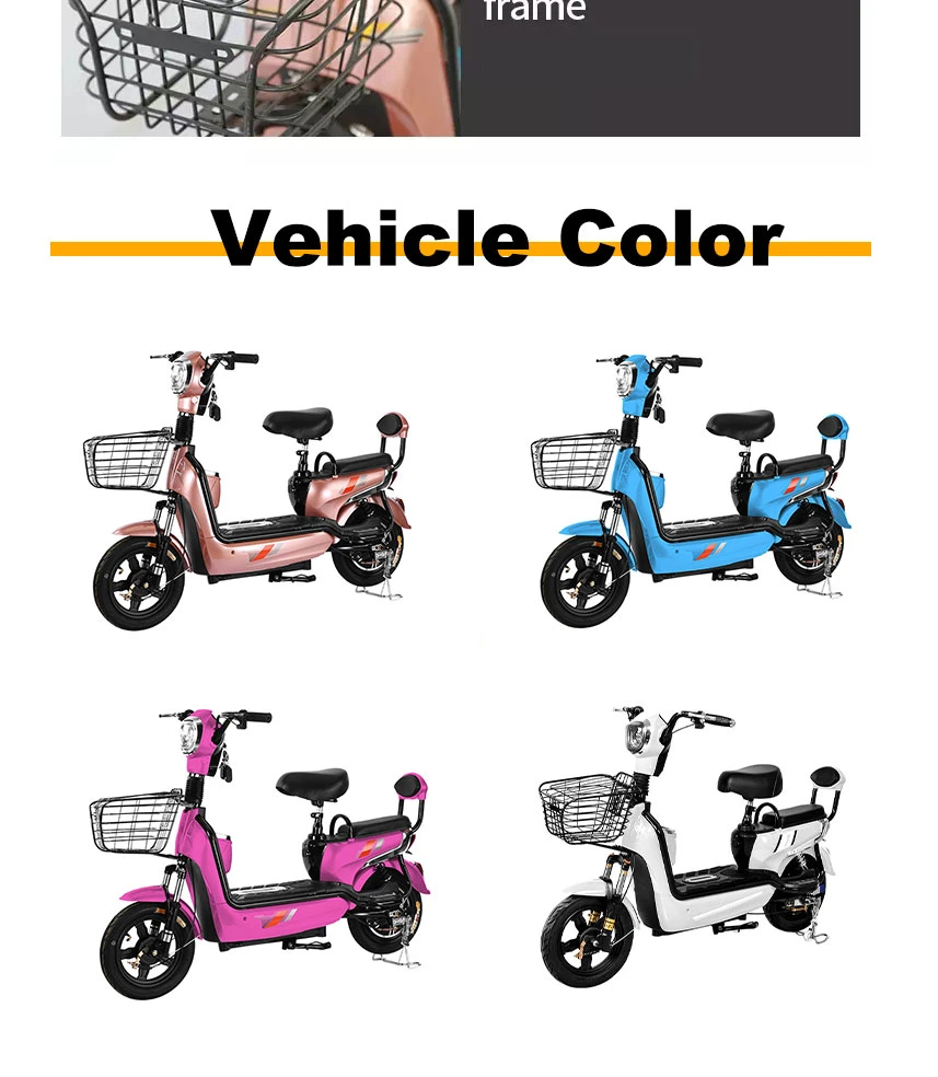 Electric Bicycle Two Wheels Ebike Made in China Cheapest Price Electric Bicycle Adult 48V
