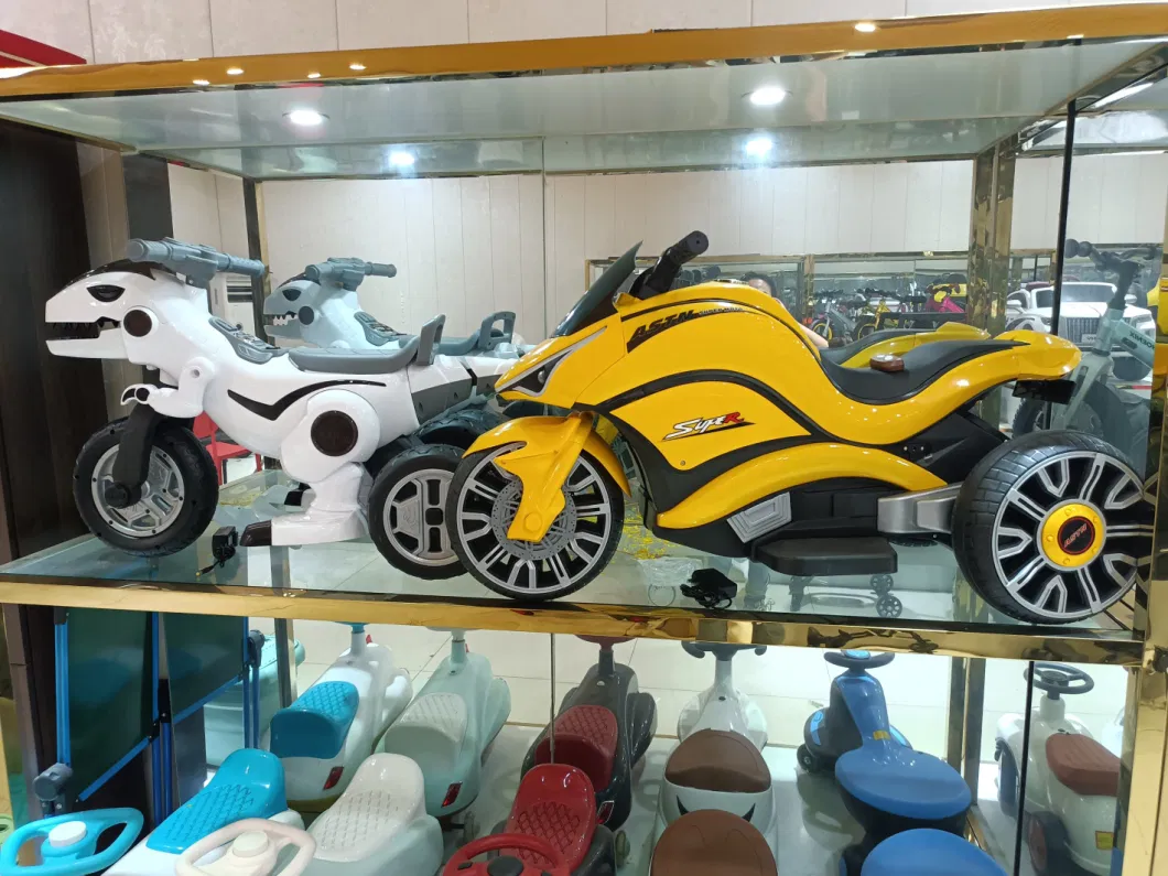 New Children&prime;s Electric Motorcycle Super Large Motor Vehicle Dual Drive Motorcycle Rechargeable Electric Vehicle