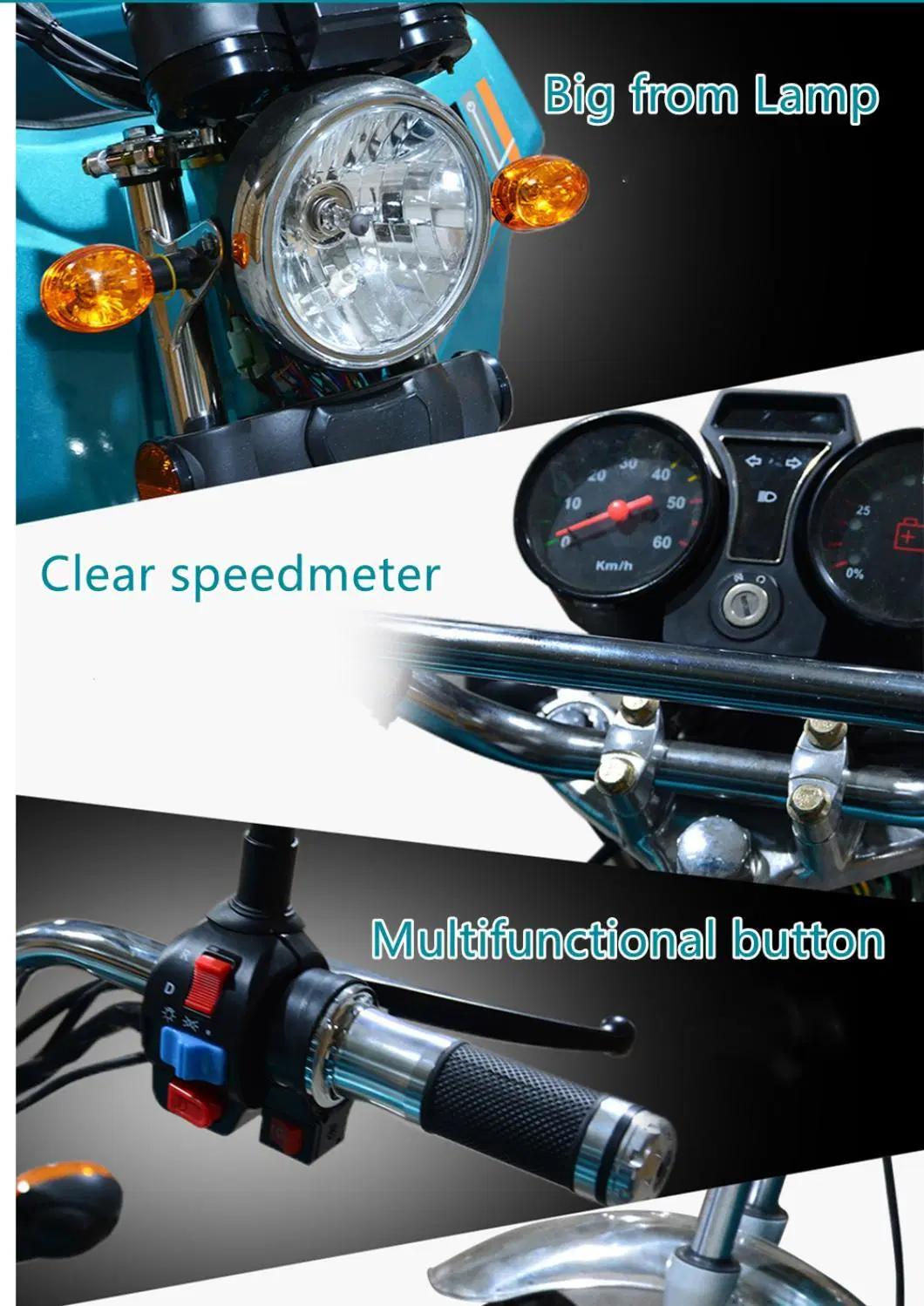 Wholesale Adults Cargo 3 Wheel Motorcycle Motorized Top Speed 40km/H Electric Tricycles
