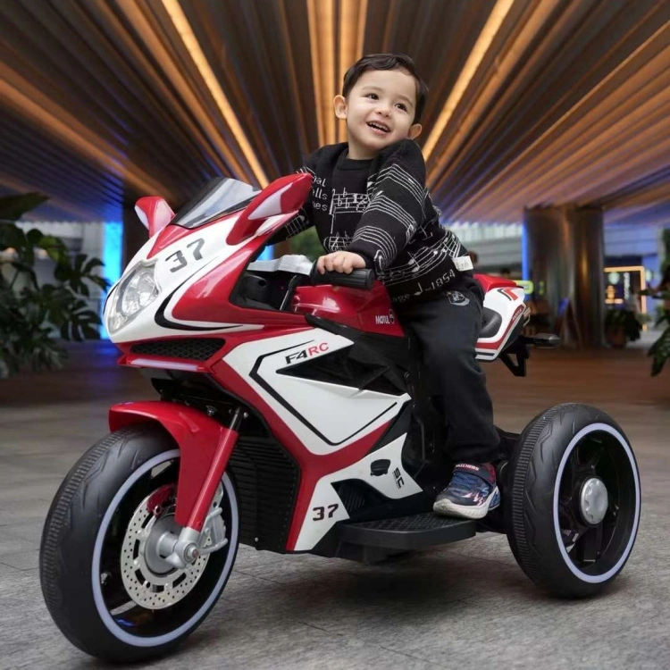 2023 Baby Fast Shipping Cool Three Wheel Kids Electric Motorcycle Tricycles Car Electric Motorbikes for Kids