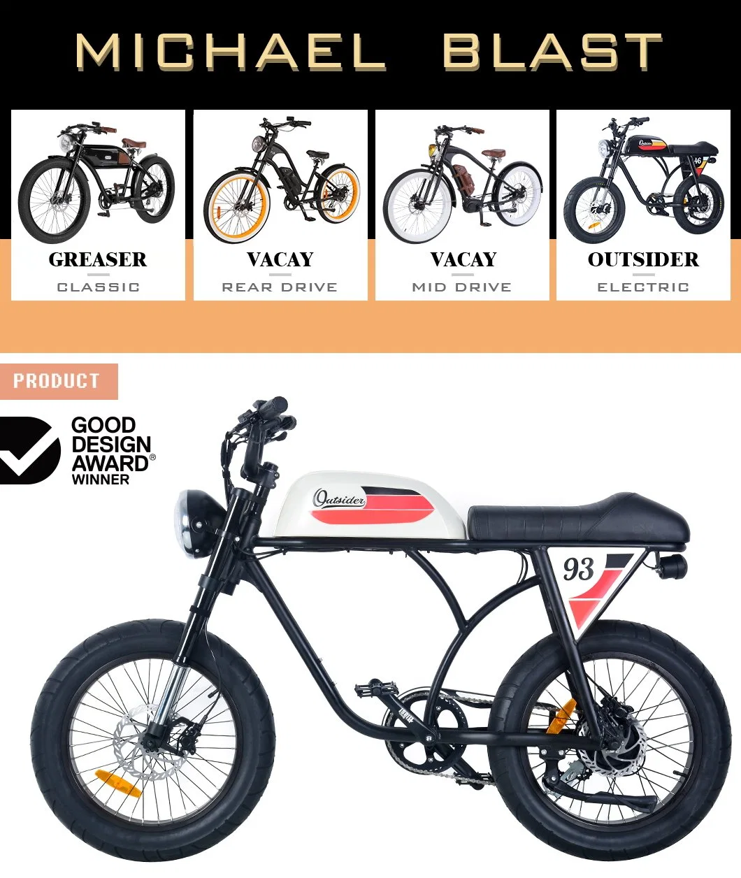 Electric Bike with Aluminium Frame 4.0-20&quot; Fat Tire Electric Motorcycle Scooter 350W Citycoco City Bike