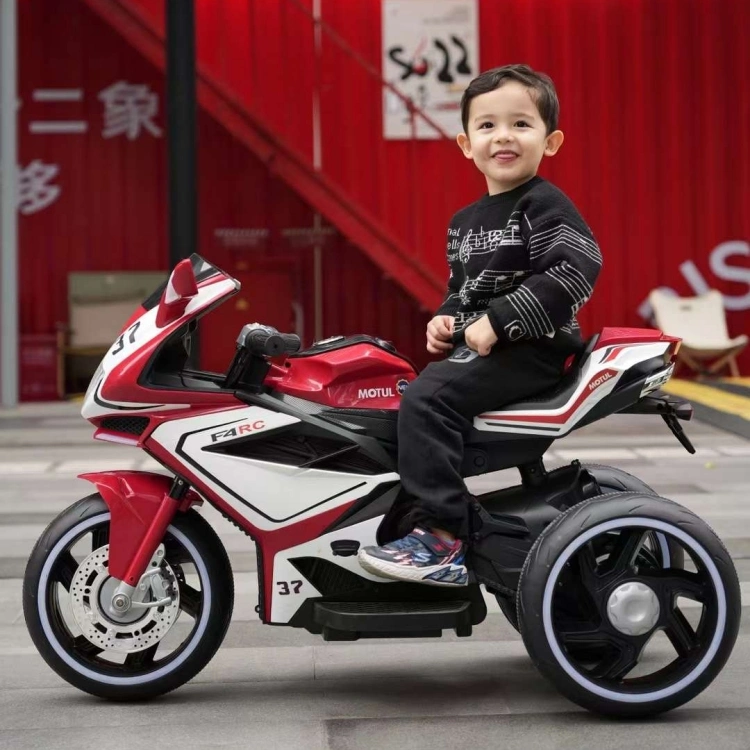 2023 Baby Fast Shipping Cool Three Wheel Kids Electric Motorcycle Tricycles Car Electric Motorbikes for Kids