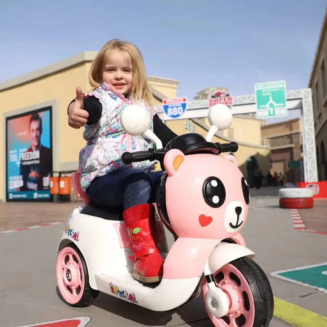 New Design Children&prime;s Electric Motorcycle Kids Toy Car Large Electric Tricycle Child Battery Motorcycle Cem-08