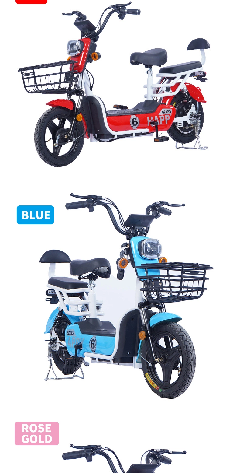 Popular Electric Motorcycle 48V 12ah Electric City Mini Bike for Adults