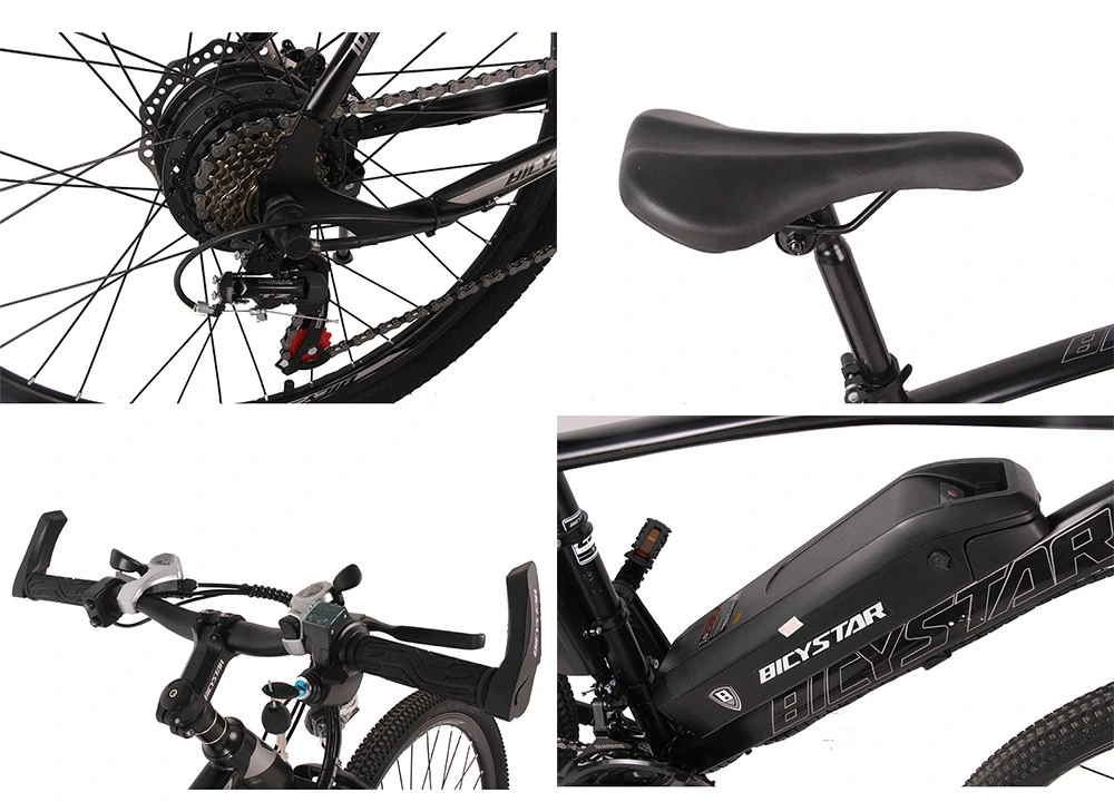 with Front and Rear Lights Electric Fat Bike Electric Mountain Bike Foldable E Bike Ebike