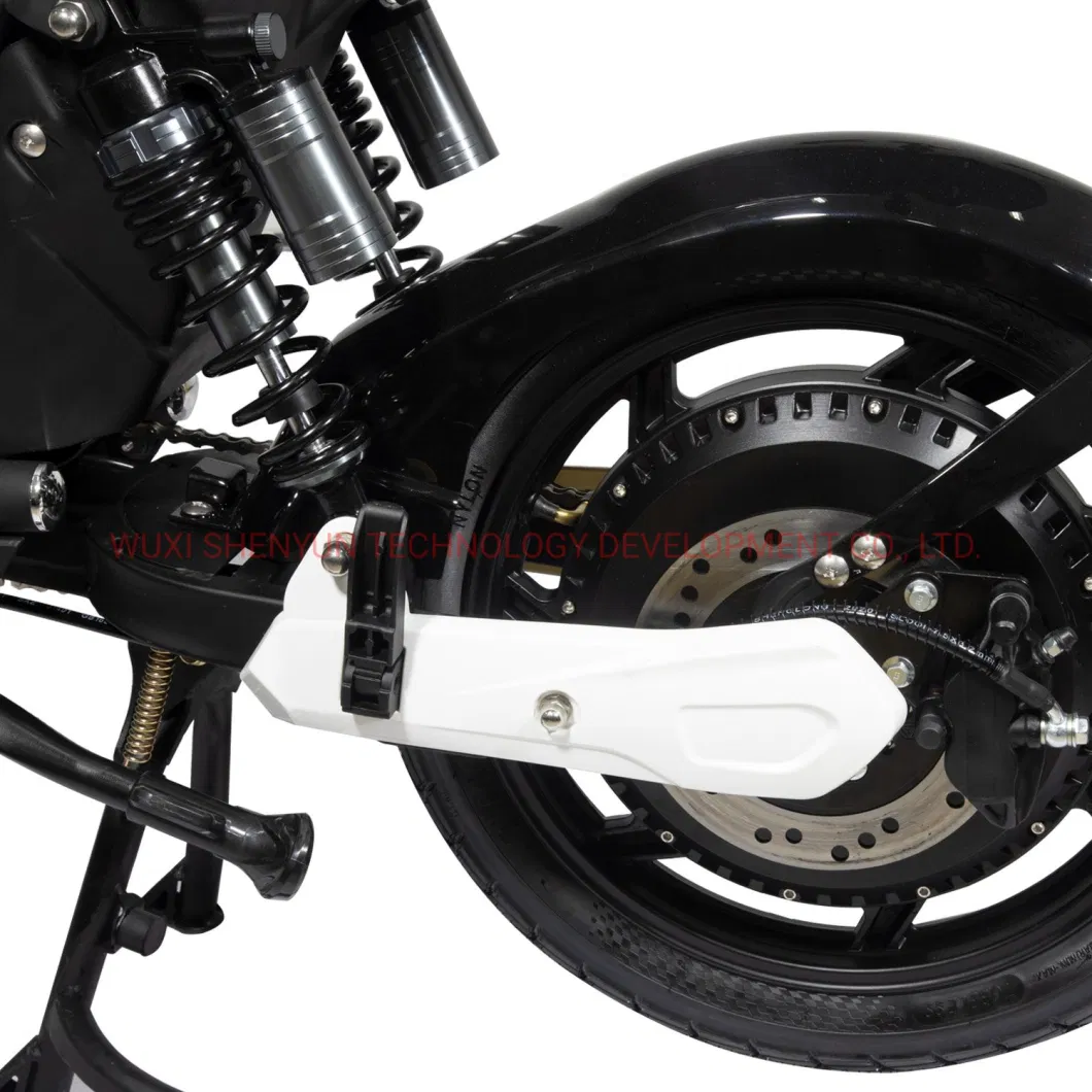 Syev New 800W EEC Electric Motorcycle with Disc Brake Pedals 40km/H Electric Scooter E-Bike