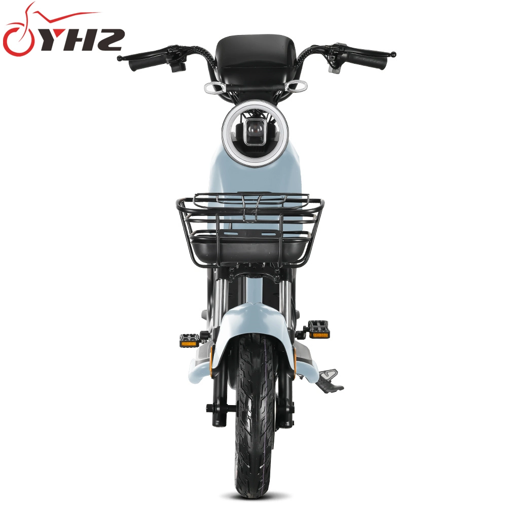 EU 500W 1000W Dual Seater Battery Optional Moped Scooter Electric Bicycle Bike