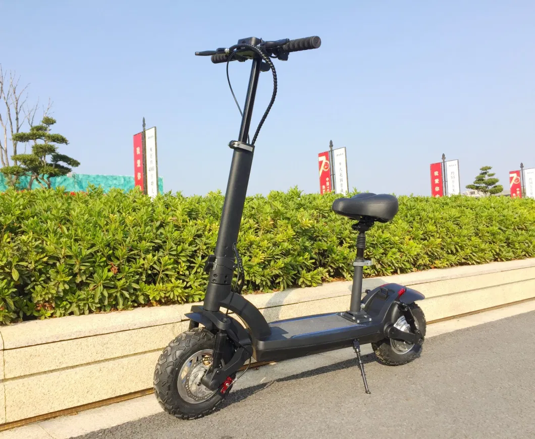 48V 12ah Lithium Battery E Scooter Foldable 2 Wheel Adult Electric Scooter with Seat