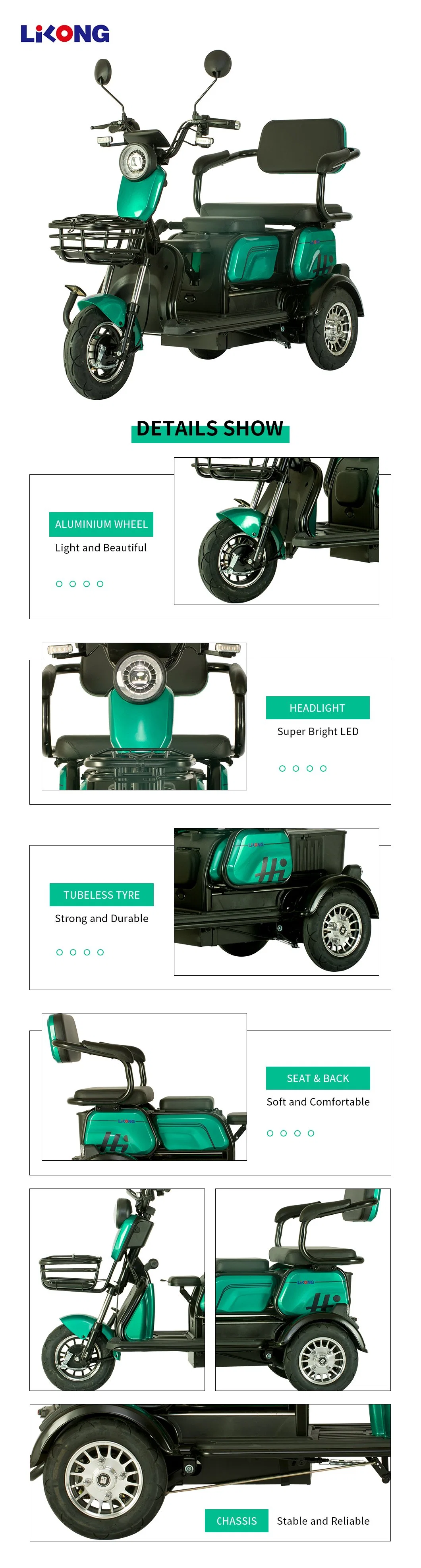 Green Power Compact Electro Tricycle