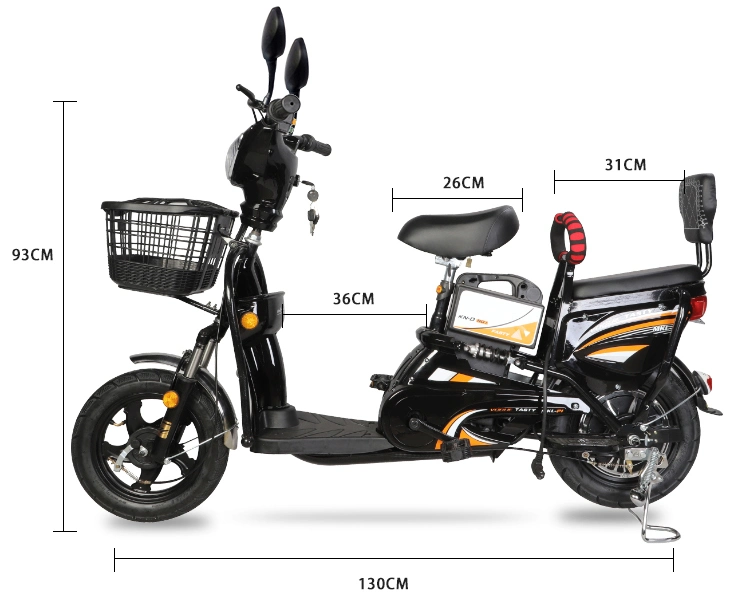 Tjhm-006A Cheap Electric Scooter Motorcycle Adult Electric Bicycle with Best Price