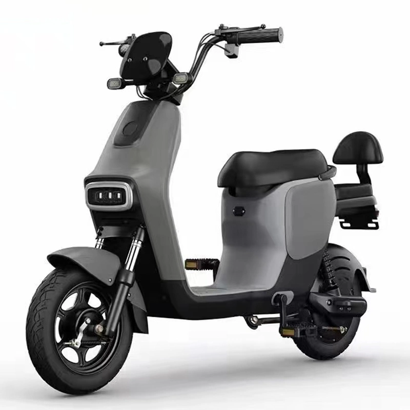 2 Wheel Electric Bike Scooter/Electric Moped with Pedals Motorcycle Electric Scooter