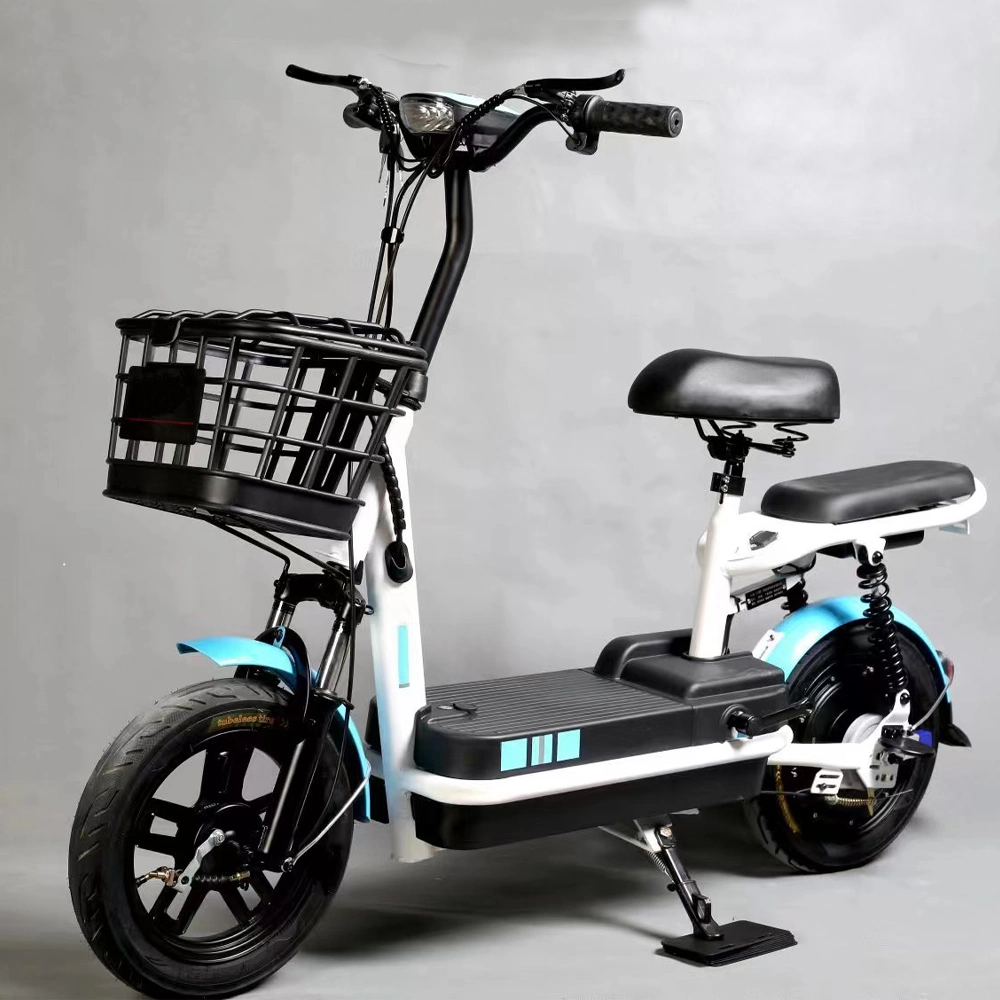 500W 48V14 Inch Electric Scooter Bike with Seat City Ebike