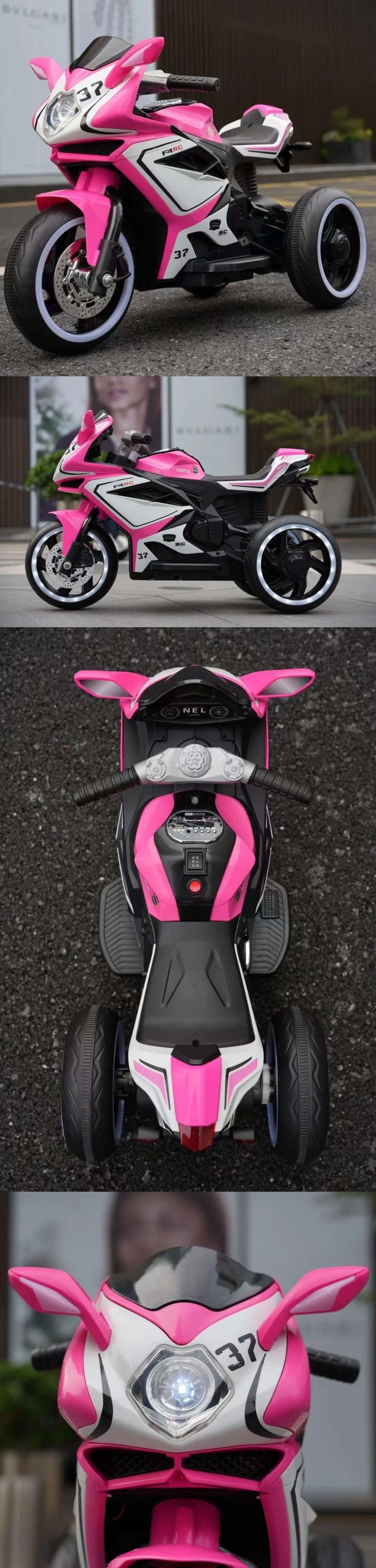 2023 Baby Fast Shipping Cool Three Wheel Kids Electric Motorcycle Tricycles Car Electric Motorbikes for Kids