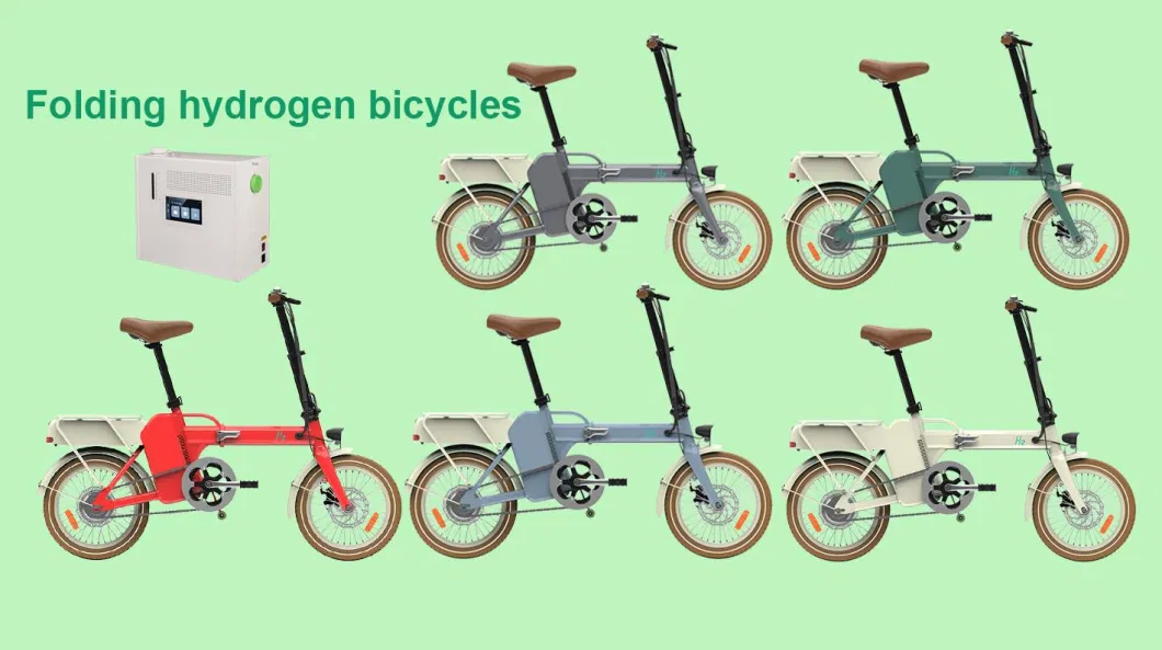 Brand New Electric Bike, Aluminum Magnesium Alloy Frame Mobile Phone Charging Interface Hydrogen Fuel Cell Bike