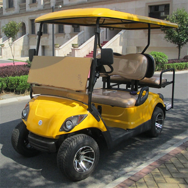 Electric Golf Cart Club Car Mini Golf Cart 4 Seat Scooter Sightseeing Car Passenger Vans Tandem Bike