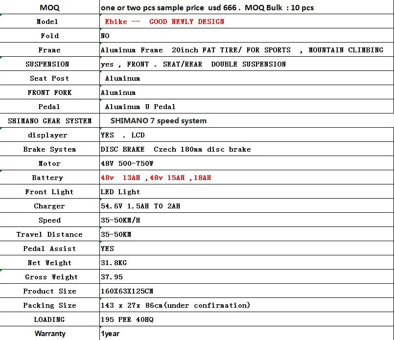 Motorcycle Electric Scooter Bicycle Electric Bike Scooter Motor 48V 19.2ah Motor 500W Battery Electric City Bike Electric Moped Dirt Bike Electric Vehicle