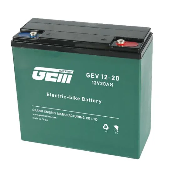 GEM 12V20ah Electric Bike Battery AGM Lead Acid Battery for Electric Scooter/ Floor-Cleaning Machine
