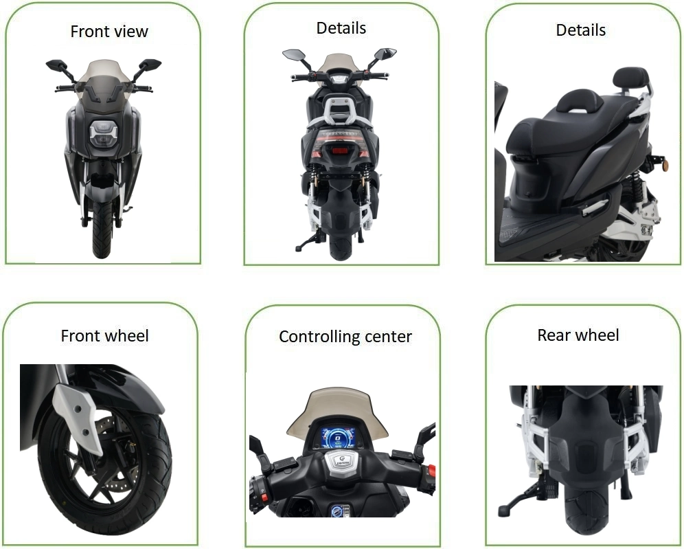 Chinese Fast 3000W 5000W 8000W Powerful Motor EEC Coc Electric Motor Bike Scooter