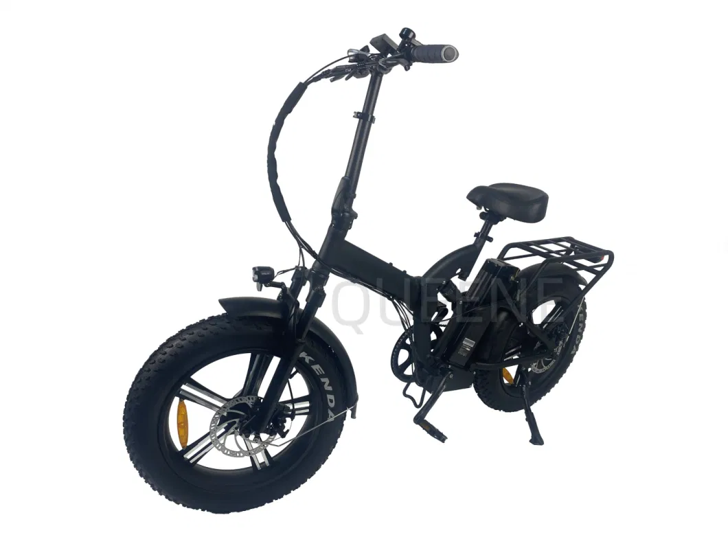 Queene 48V 1000W Fat Electric Bicycle Electric Road Bike Ebike Folding Snow Beach Electric Bike