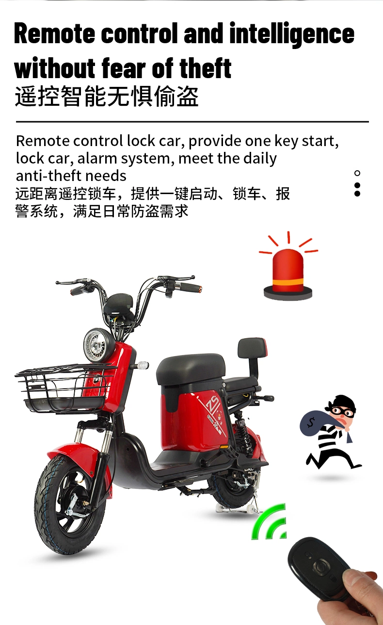 55km Max Range Electric Bike Electric Scooter Electric Moped