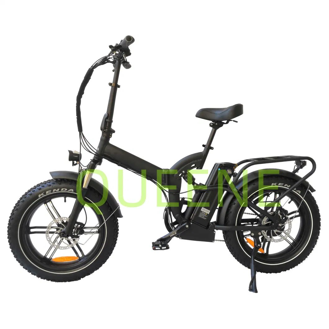 Full Suspension Frame Design Electric Bicycle Moped Ebike Electric Cruiser Bicycle for Women