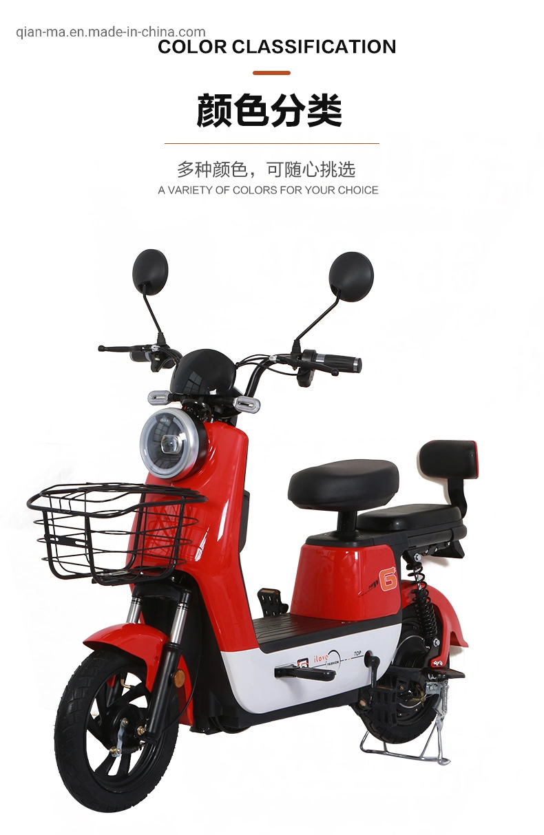 E-Bikes 48V 350W Electric Bike with Pedal Assist