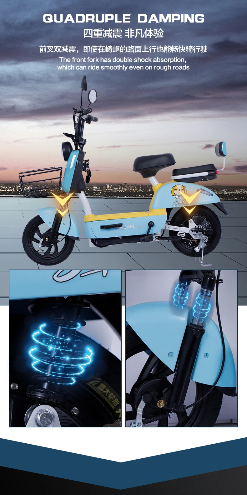 Electric Scooter Adult Electric Motorcycle Cheap Price