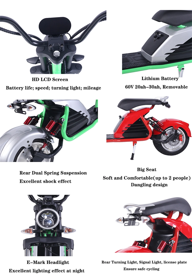 3000W 30ah Top Speed 75km/H Electric Bike Electric Motorcycle Scooter Adult