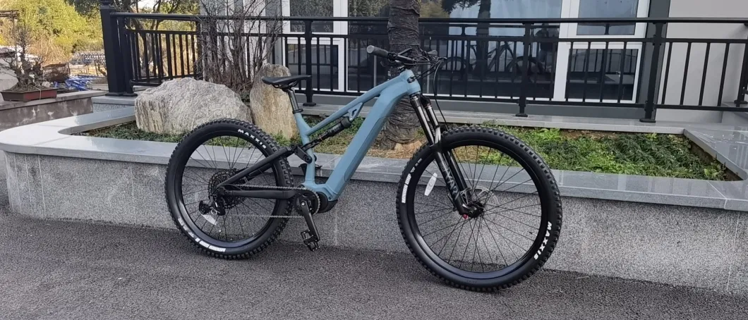 Aluminum Full Suspension 12-Speed Electric Mountain Bike with 250W Motor