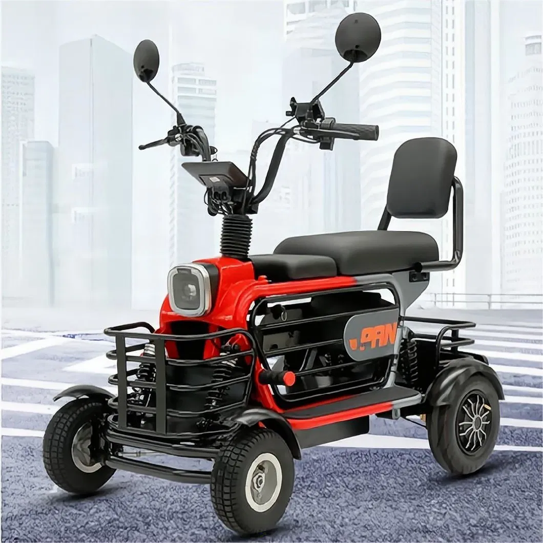 400W*2 Four-Wheel Battery Mobility Scooter for The Elderly Elderly Power Leisure Electric Bicycle