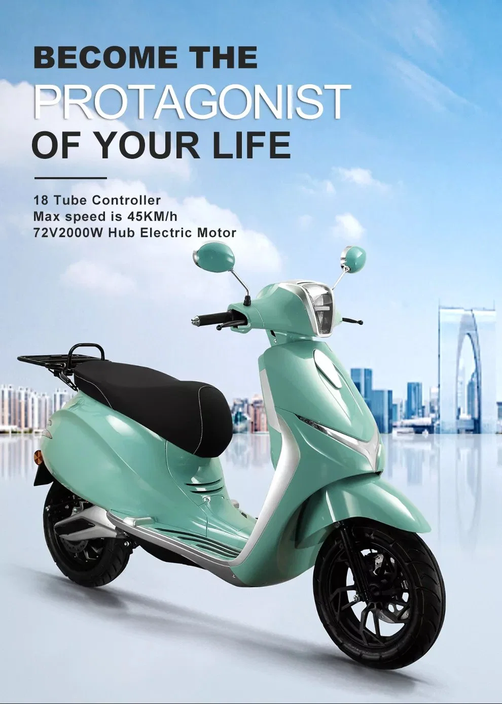 Cheap Electric Scooter 2000W Wholesale Electric Bike Scooter Parts