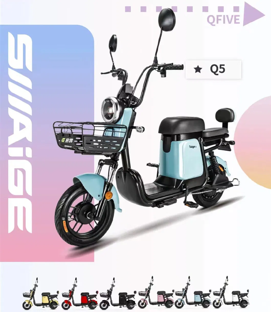 350W Electric Bike Scooters Bicycle Motor Bike Moped for Teenagers