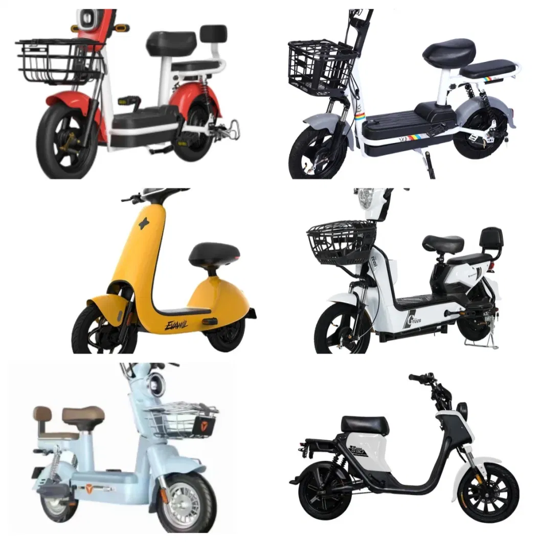 Two Seat Electric Bike 48V 12ah Electrical Scooter Bike Woman Electric Bicycle Low Price