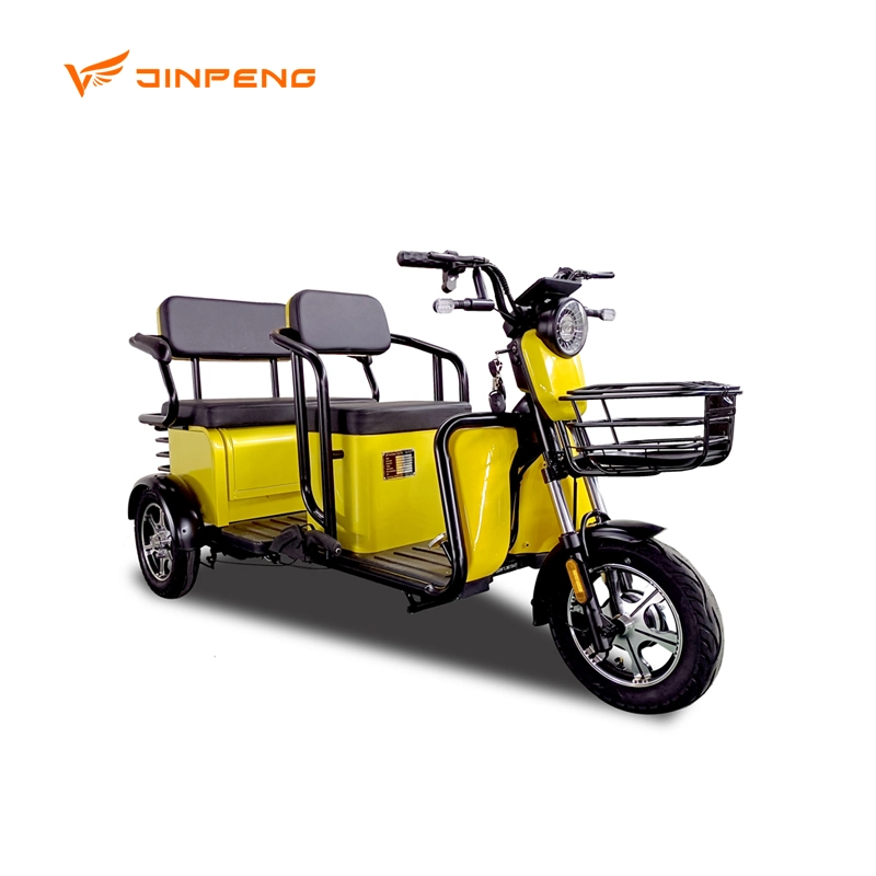 New Passenger Fashionable Leisure Trike Powered Mobility Scooter Three Wheel Adult Two Seats Open Electric Tricycle