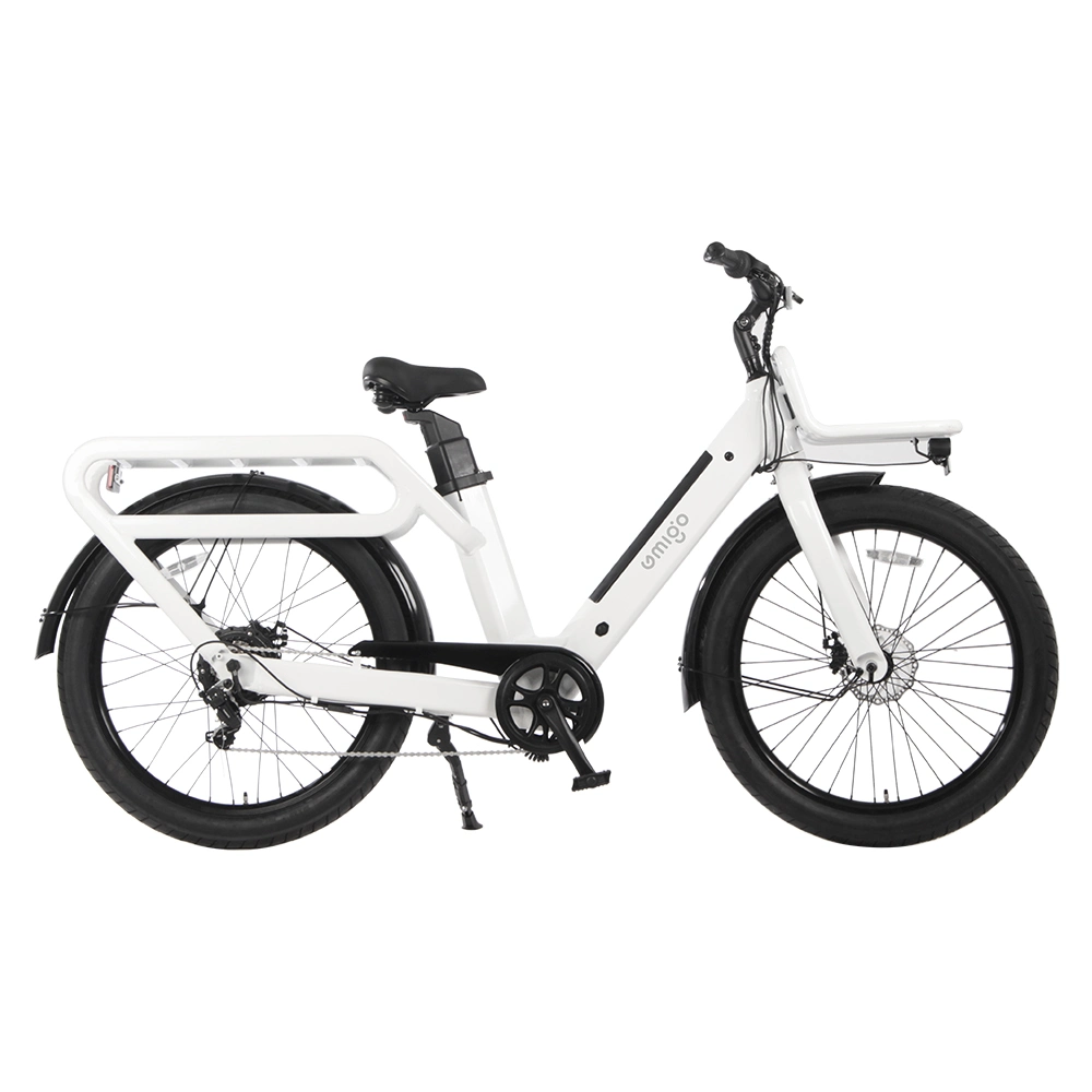 48V 27ah Electric Bike 500W Big Power Electric Bicycle Delivery Two Batteries Fat Tire Cargo Bike