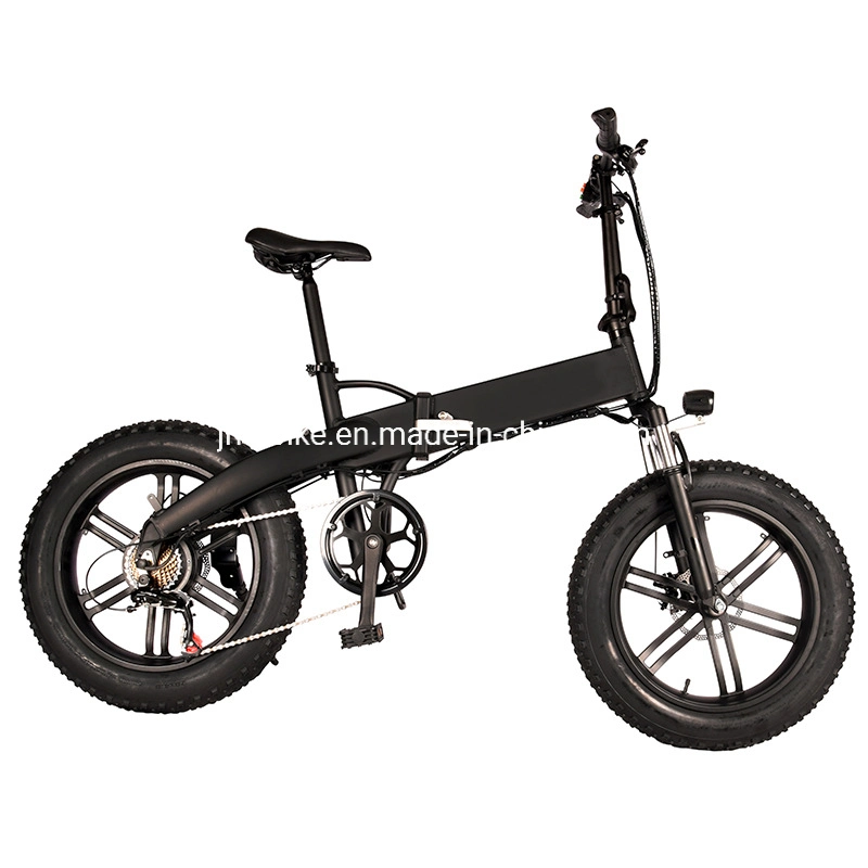2021 High Quality 20 Inch 350W Mens Folding Fat Tire Ebike Beach Cruiser Snow Electric Bike