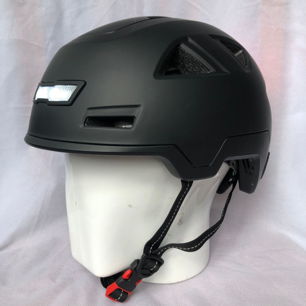 Nta-8776 Certified E-Scooter Helmet with LED Light Electric Bike Helmet for Adults