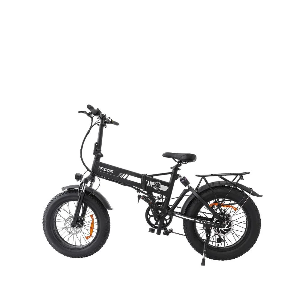 Folding Electric Bike 48V 500W 25mph Motorbike Snow Bicycles Pedal Assist E-Bikes