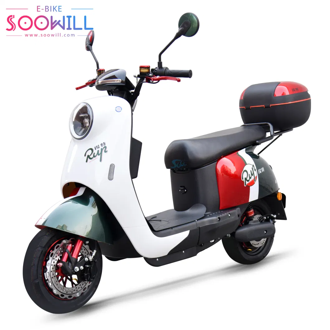 2000W Electric Scooter Conventional E-Bike with Ternary Lithium Battery Gecko Scooty