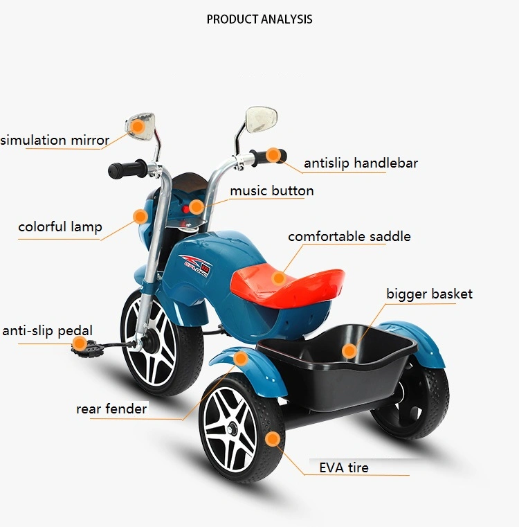 2023 New Design Factory Hot Sale Cheaper Price Children Baby Tricycle/Tricycle for Kids