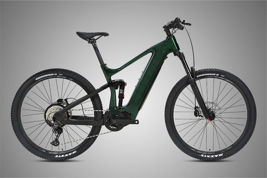 Galaxy Hidden Battery Bafang 500W Carbon 29er Mountain Full Suspension Electric Bicycle Dropship