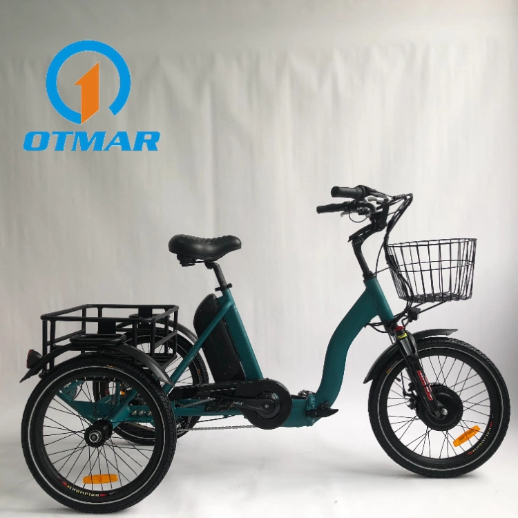 Hot Sale City Electric Trike Foldable 3 Wheel Cargo Bike 36V/48V Lithium Battery Electric Tricycle Adults Road Small Tire E Trike