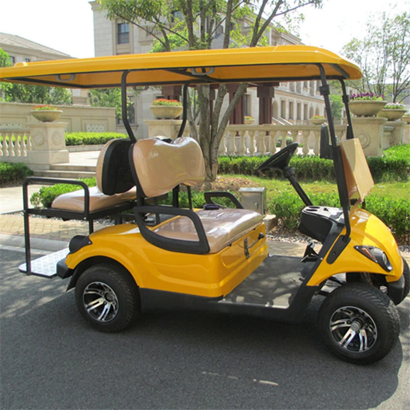 Electric Golf Cart Club Car Mini Golf Cart 4 Seat Scooter Sightseeing Car Passenger Vans Tandem Bike