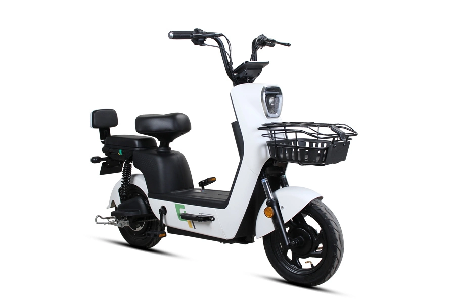 Lady Mini Motor 25km/H Speed with Front Basket 65km Distance Electric Mobility Scooter Dirt Bike Electric Bike for Adult Electric Moped