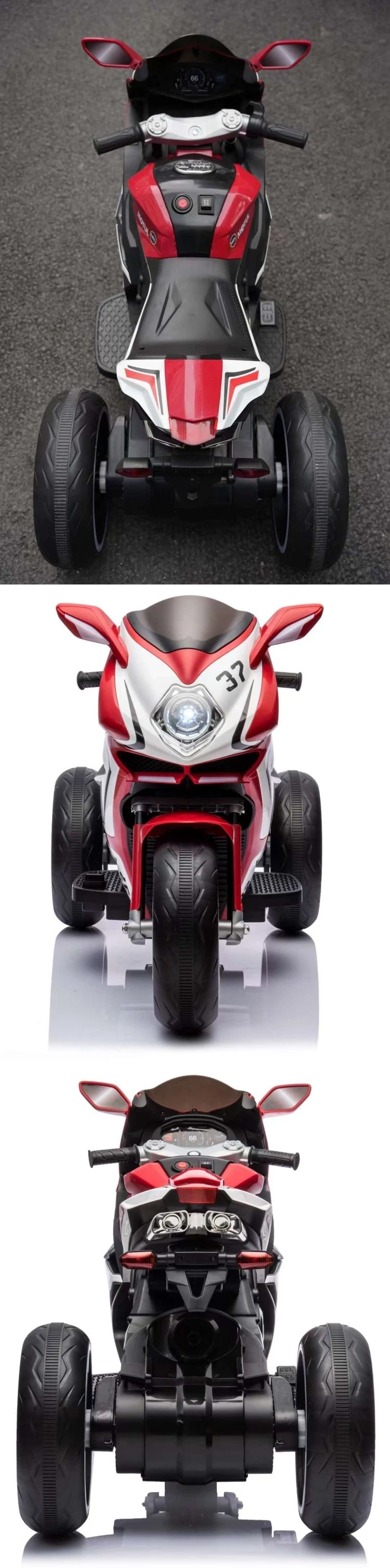 2023 Baby Fast Shipping Cool Three Wheel Kids Electric Motorcycle Tricycles Car Electric Motorbikes for Kids