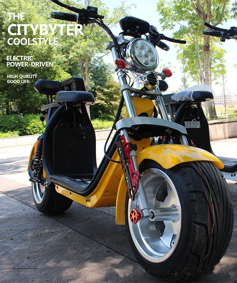 Max Speed 40-60km/H 1500W Electric Citycoco Scooter Adult Electric Motorcycle with APP Remote Control